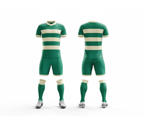 Custom Full Sublimation Soccer Uniform Set | <b>Men</b> Women Youth Sizes | Lightweight Quick Dry Training Sportswear - Product Image 1