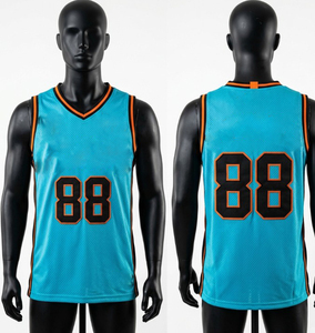 Camiseta de baloncesto estilo streetwear, deportiva, de secado rápido, cómoda, 100% algodón, para hombre, corte holgado, estampada - Product Image 4