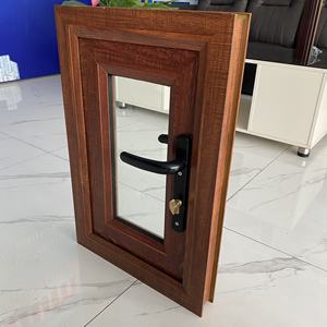 Système de porte principale en aluminium Shalumi avec motif imitation bois - Product Image 3