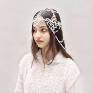 Coiffe en maille d'aluminium : Bijou médiéval pour festival Renaissance - Product Image 3