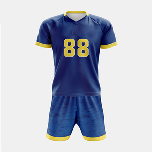 Conjunto de uniforme deportivo sublimado para equipo de lacrosse, personalizado en rojo y negro, pantalones cortos y camiseta, de secado rápido y transpirable. - Product Image 5