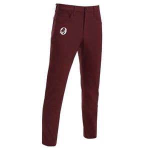 Men's Maroon Golf Pants Stylish Performance <b>Trousers</b> Comfortable Outdoor Sports Clothing for Golf <b>Training</b> Exercise and Casual - Product Image 1