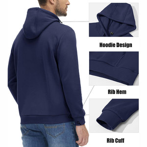 Logotipo personalizado, ahora 450GSM, al mejor precio. Impresión profesional. Sudaderas con capucha de estilo casual más vendidas para hombre. - Product Image 4