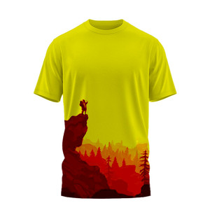 Camiseta Oversize de Algodón 100% Jersey con Cuello Redondo y Manga Corta, Estampado Gráfico “I TOLD YA Challengers 2024”, Estilo Gótico Casual para Hombre, Venta al por Mayor - Product Image 2