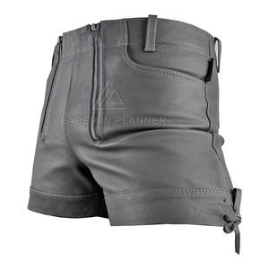 Pantalones Cortos de Cuero de Alta Calidad Hechos en Pakistán, Venta en Línea, Marca Privada, Pantalones Cortos de Cuero Más Vendidos - Product Image 2