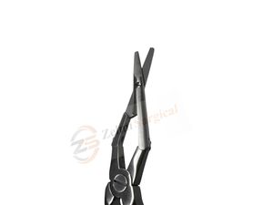 Tijeras Becker-Caplan para Septo Nasal de 23 cm, Doble Acción, Dentadas, Instrumento Quirúrgico ORL para Rinoplastia, Acero Inoxidable - Product Image 3