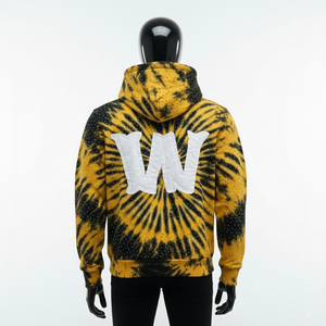 ผู้ผลิตเสื้อฮู้ดดี้สตรีทแวร์โอเวอร์ไซส์ผ้าฝ้ายหนานุ่มประดับเพชรเทียมสไตล์ดิสเทรส งานปักคุณภาพสูง - Product Image 2