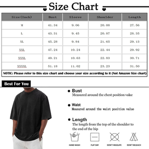 เสื้อยืดผู้ชายวินเทจ แขนสั้น คอกลม เสื้อลำลอง ผ้าฝ้าย 100% ซึมซับเหงื่อ แห้งเร็ว ระบายอากาศดี ซักแบบ Sand Washed สำหรับผู้ชาย - Product Image 5