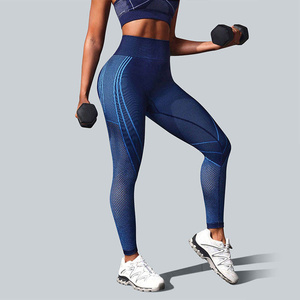Leggings de sport personnalisés de qualité supérieure pour la course, le yoga et l'entraînement – Pantalons slim de fitness sur mesure en gros - Product Image 5