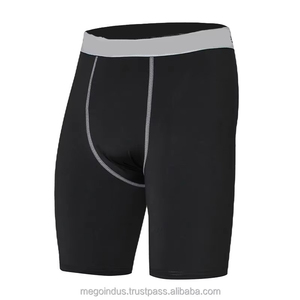 Gym Running <b>Compression</b> <b>Shorts</b> for Selling Custom High Street Style <b>Compression</b> <b>Shorts</b> for <b>Men</b> Solid Pattern - Product Image 5