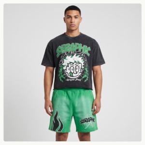 Ensemble T-shirt et short unisexe personnalisé pour homme, 100 % coton, décontracté, respirant, imprimé, deux pièces, vêtements de sport d'été, vente en gros OEM - Product Image 2
