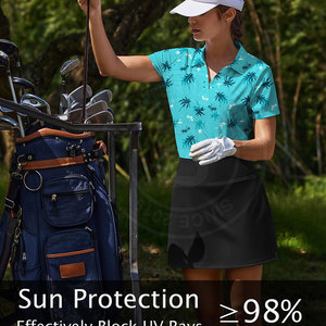 Ropa informal de verano para mujer, camisa de golf, ropa para exteriores, camisa de golf para mujer, cómoda y fácil de llevar - Product Image 6