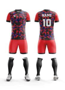Uniforme de Fútbol de Último Diseño en Color Azul y Negro, Uniforme de Fútbol de Primera Calidad a Precio Accesible para Hombre, Transpirable y de Secado Rápido - Product Image 2