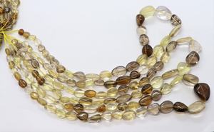 ลูกปัดควอตซ์เลมอนธรรมชาติ AAA รูปทรงก้อนไม่เรียบ ขนาด 7-15 มม. ลูกปัดควอตซ์เลมอนทรงก้อนขนาด 18 นิ้ว ธรรมชาติ - Product Image 5