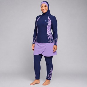 Ensemble Burkini Modeste pour Femmes Musulmanes - 4 Pièces - Jogging - Course à Pied - Séchage Rapide - Écologique - Spandex/Polyester - Toutes Saisons - Product Image 5