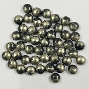 Natural 5mm Chalcopyrite Round Cabochons Hot Selling Loose Semi Precious Gemstones For Jewelry <b>Ring</b> Bracelet Affordable Price - Product Image 3