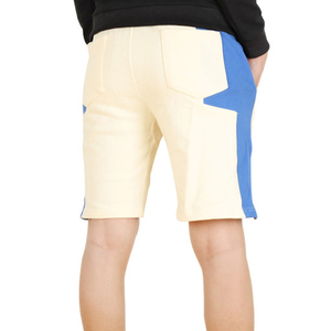 Shorts Bermuda en Coton pour Homme, Couleur Unie, Bande Latérale, Taille à Cordon, Décontracté, Respirant, Taille Mi-Haute, Tissu Tissé - Product Image 3