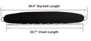 Ceinture de Soutien Réglable en Cuir pour Haltérophilie avec Chaîne Métallique et Boucle Antidérapante – Équipement Unisexe pour Entraînement de Force en Salle de Sport - Product Image 4