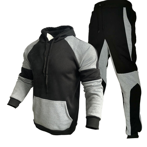 Ensemble de jogging unisexe surdimensionné avec logo personnalisé, design 2-en-1, 100% coton molletonné, sweat-shirt et pantalon de jogging, streetwear - Product Image 5