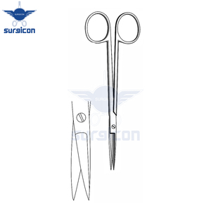 Tijeras Quirúrgicas Joseph de 15 cm, Rectas, Delicadas, de Acero Inoxidable Reutilizables para Rinoplastia, ORL, Cirugía Plástica, Cosmética y Microcirugía - Product Image 3