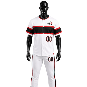 Conjunto de Uniforme de Béisbol Personalizado, Jersey y Pantalones, Sublimación Completa, 100% Poliéster, Secado Rápido, Transpirable, Cintura Elástica, Ropa Deportiva - Product Image 1