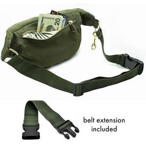 Sac banane imperméable pour couches de bébé avec logo personnalisé – Sac de voyage pour maman, sac banane pour femme - Product Image 3