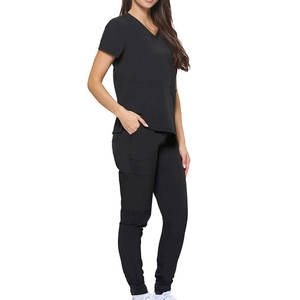 Nursing <b>Scrubs</b> Clothing Set Comfortable Fabric Daily Work Wear Clinic Staff Uniform Lightweight Breathable Fit Design - Product Image 5