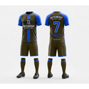 ชุดกีฬาเสื้อฟุตบอลแบบซับลิเมชันชุดเสื้อเจอร์ซีย์เล่นกีฬาระบายอากาศได้ดี - Product Image 2