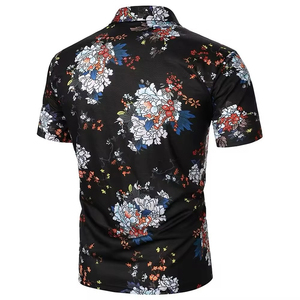 Camisa Casual de Manga Corta para Hombre, Cuello Alto, Verano, 100% Algodón Satinado, ODM, Secado Rápido, Transpirable - Product Image 5