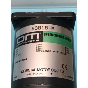 Moteur de contrôle de vitesse Oriental Motor E3818-M, 172041 - Équipements et pièces semi-conductrices d'occasion fiables à l'échelle mondiale chez - Product Image 3