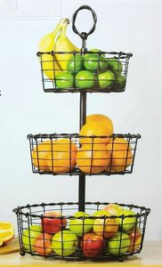 Cesta de Frutas de Hierro de Fabricante Confiable para Encimera de Cocina, Organizador de Almacenamiento de Frutas para Mesa de Comedor, Decoración del Hogar - Product Image 6