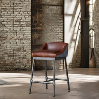 Chaise de bar haut de gamme au design moderne, mobilier pour hôtel et restaurant