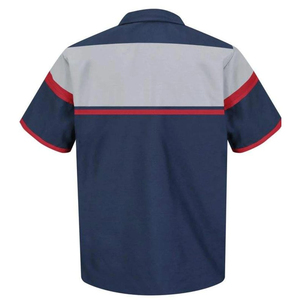เสื้อเชิ้ตทำงานผ้าฝ้ายสำหรับผู้ชาย ทนทาน ไม่หดตัว ระบายอากาศได้ดี เหมาะสำหรับงานอุตสาหกรรม - Product Image 2