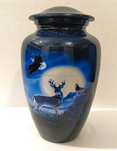 Urnas de Cremación de Aluminio Personalizadas al por Mayor para Adultos, Recuerdo Personalizado, Estilo Americano, Capacidad de 200/220 Pulgadas Cúbicas, Funerales - Product Image 2