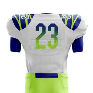 Vêtements de sport, couleur unie, respirant, uniforme de football américain de haute qualité, séchage rapide, sur mesure - Product Image 5
