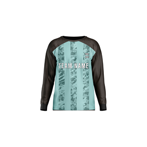 Professional <b>Football</b> Goalkeeper <b>Shirt</b> Vertical Stripe Design Long Sleeves Lightweight Quick-Dry Training Match Uniform - Product Image 5