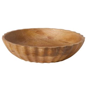 Tazón de madera natural de estilo primitivo, nuevo, para regalo, decoración de interiores, tazón para frutas, tazón para fideos, tazón para ensalada, para vajilla de hotel - Product Image 2