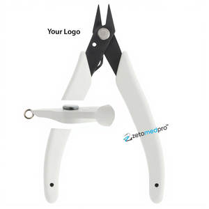 Alicates de Punta Cincelada de Acero Inoxidable de Alta Calidad, Agarre Seguro, Ligeros, para Manualidades Finas y Joyería, Opción Personalizada - Product Image 3