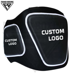 Black Red Contrast Color Make Your Own With <b>Best</b> Supplier Made In Pakistan Leather Waist <b>Support</b> And <b>Wrist</b> Wraps For Boxing - Product Image 3