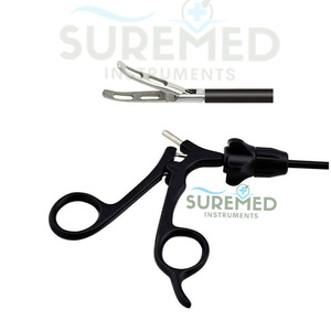 Pinza laparoscópica de boca de pez para sujetar tejido quirúrgico, atraumatizante, endoscópica, con certificación ISO13485 - Product Image 6