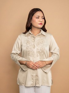 Stylish Cotton Women Premium <b>Shirt</b> for Casual Wear Button Down Comfortable & Anti Wrinkle <b>Shirt</b> For Daily Wear Bulk India Export - Product Image 3