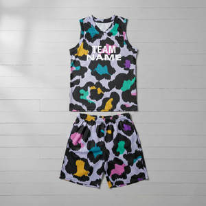 ชุดยูนิฟอร์มบาสเก็ตบอลแบบซับลิเมชั่นรุ่นใหม่ล่าสุดปี 2026 ชุดกีฬาใหม่ เสื้อเจอร์ซีย์บาสเก็ตบอลพร้อมกางเกงขาสั้น บริการ OEM - Product Image 1