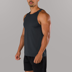 OEM Custom 100% Polyester Quick Dry Slim Fit Tank Tops Running Gym Sports <b>Vest</b> Heat Transfer Print <b>Men</b> Sublimation Singlets - Product Image 1