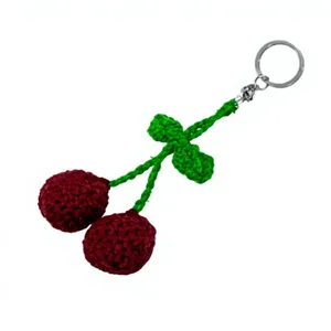 Wholesale Handmade Crochet Rainbow <b>Keyring</b> | Rainbow Keychain with Clouds Multicolor Yarn Boho Style <b>Keyring</b> Backpack Bag <b>Charm</b> - Product Image 6