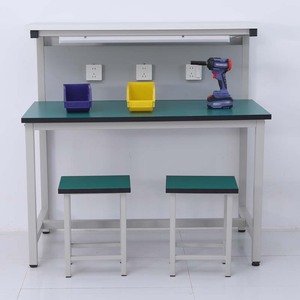 Anti-Static Cleanroom Assembly Line Workbench with Drawer Portable ESD Aluminum Alloy Workstation - Product Image 1