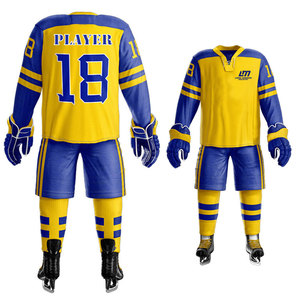 Uniforme de Hockey sobre Hielo de Alta Calidad a Precio de Mayoreo, Uniforme de Hockey sobre Hielo 100% Poliéster - Product Image 3