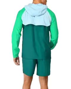 Chaqueta Cortavientos Anorak Deportiva de Alta Calidad con Panel de Color Reflectante Personalizado, Transpirable, Talla Grande para Hombre - Product Image 3