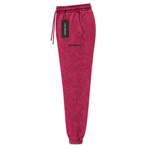 Pantalon de survêtement pour homme, couleur unie, 100% coton, respirant, séchage rapide, qualité supérieure, nouvelle mode, effet délavé à l'acide, décontracté, taille haute - Product Image 5
