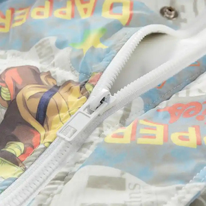 เสื้อแจ็คเก็ตพัฟเฟอร์ลายการ์ตูนสำหรับผู้ชาย คอตั้ง ปิดด้วยซิป กันลม เสื้อผ้าสตรีทแวร์สำหรับฤดูหนาว บุโพลีเอสเตอร์หนา ทรงปกติ - Product Image 5