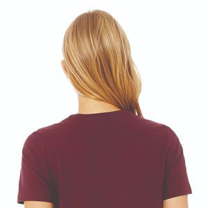 T-shirt à manches courtes pour femme, 100% coton peigné et filé à anneaux Airlume, 32 Single, 4,2 oz, couleur marron, coupe décontractée, nouvelle arrivée - Product Image 6